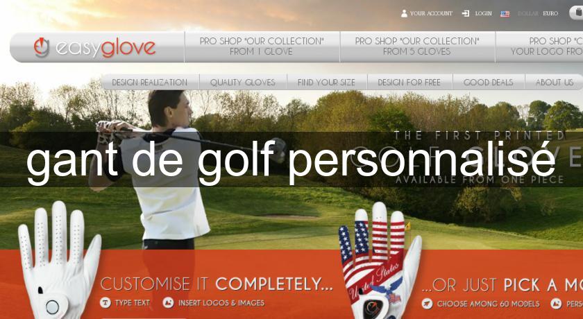 gant de golf personnalisé gant de golf personnalisé