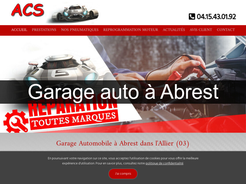 Garage auto à Abrest