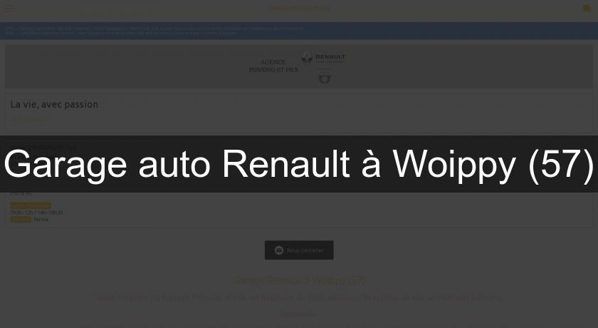 Garage auto Renault à Woippy (57)