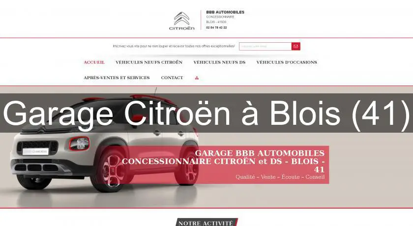 Garage Citroën à Blois (41)