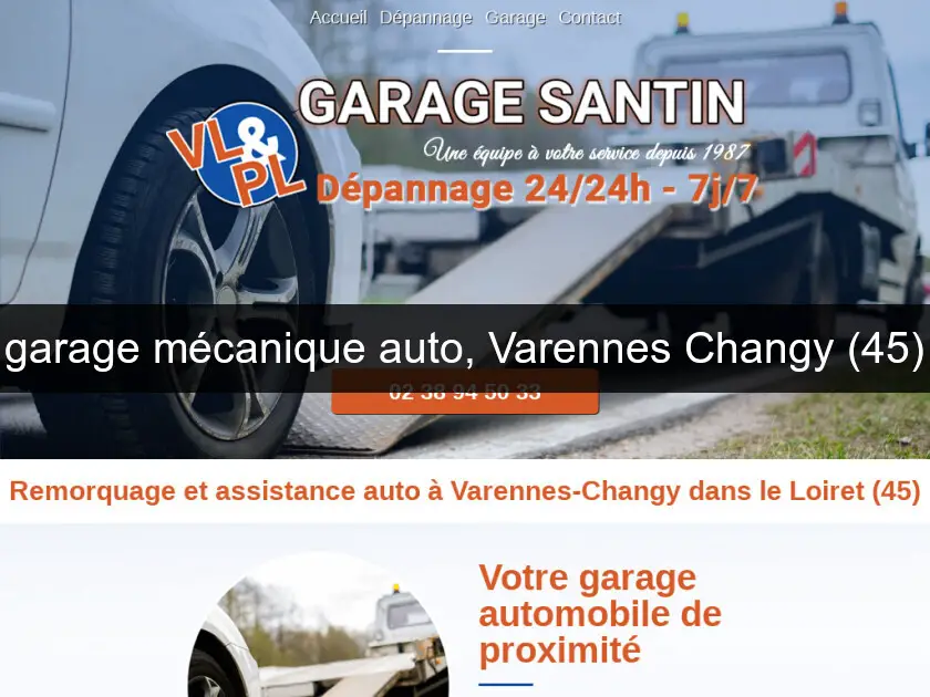 garage mécanique auto, Varennes Changy (45)