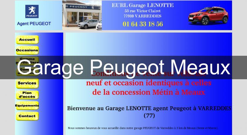 Garage Peugeot Meaux