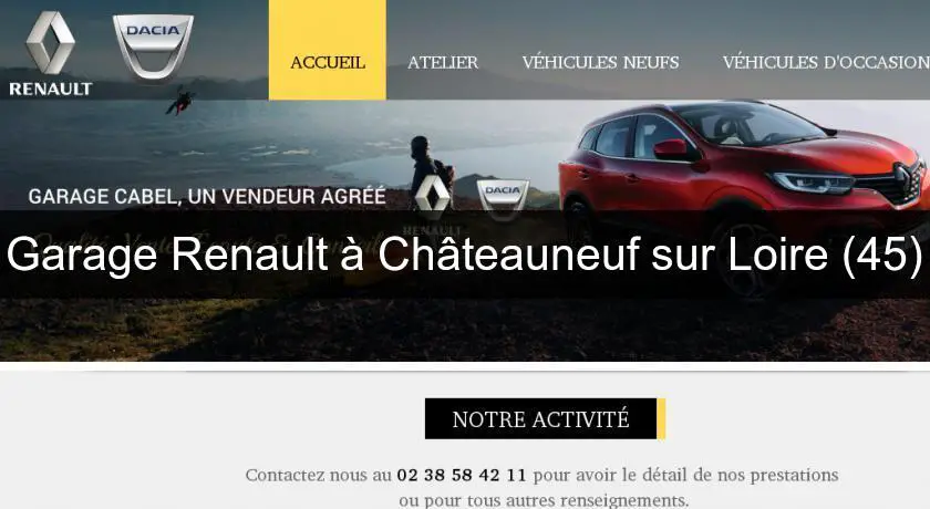 Garage Renault à Châteauneuf sur Loire (45)