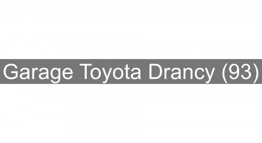 Garage Toyota Drancy (93) Garage Toyota Drancy (93)