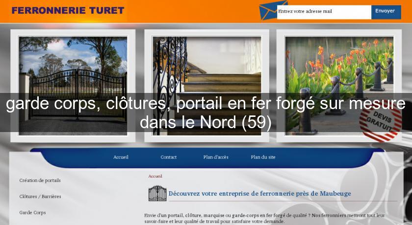 garde corps, clôtures, portail en fer forgé sur mesure dans le Nord (59) garde corps, clôtures, portail en fer forgé sur mesure dans le Nord (59)