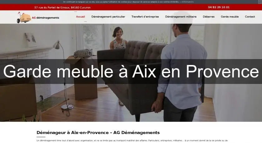 Garde meuble à Aix en Provence