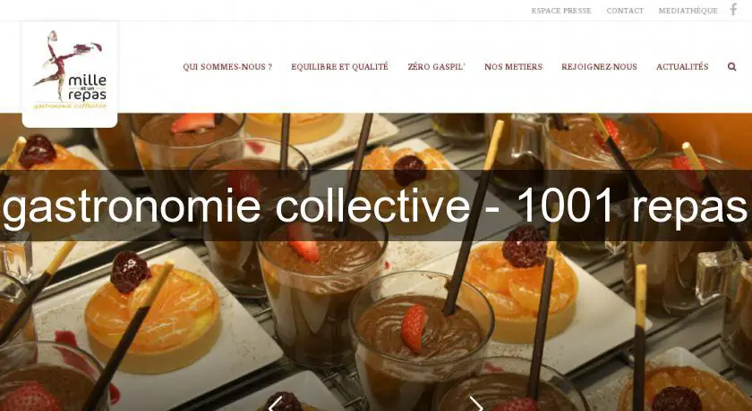 gastronomie collective - 1001 repas