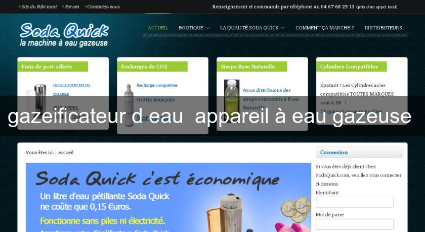 gazeificateur d'eau appareil à eau gazeuse gazeificateur d'eau appareil à eau gazeuse