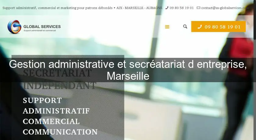 Gestion administrative et secréatariat d'entreprise, Marseille