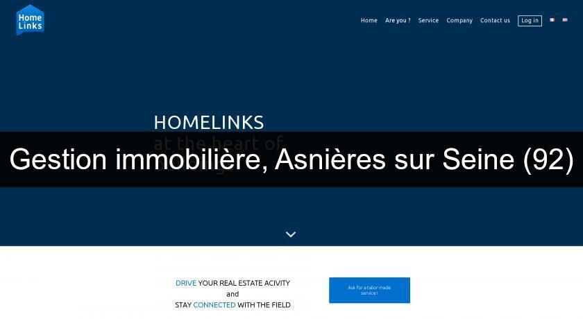 Gestion immobilière, Asnières sur Seine (92) Gestion immobilière, Asnières sur Seine (92)