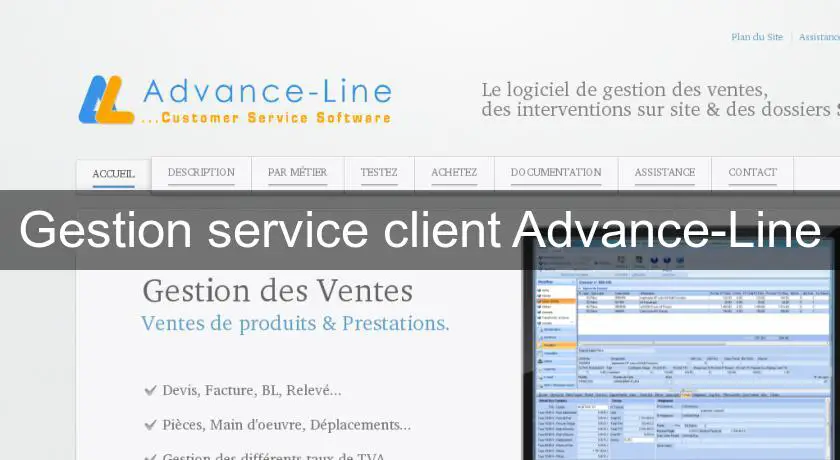 Gestion service client Advance-Line