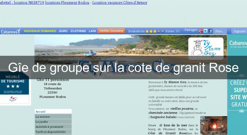 Gîe de groupe sur la cote de granit Rose Gîe de groupe sur la cote de granit Rose