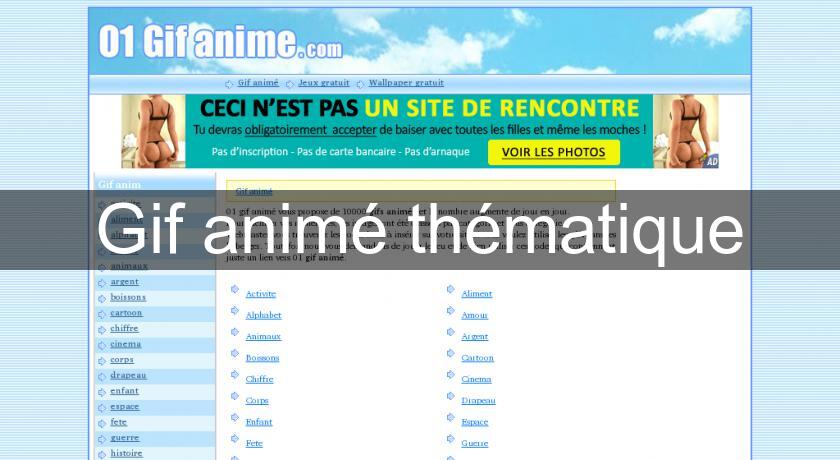 Gif animé thématique Gif animé thématique