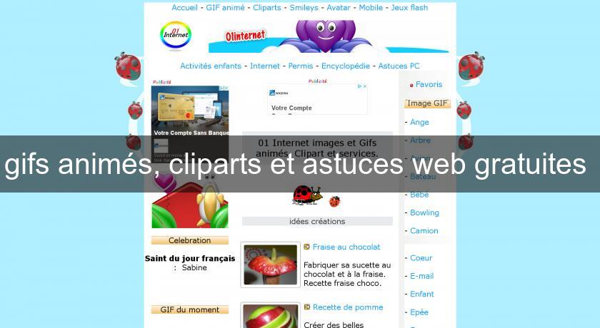 gifs animés, cliparts et astuces web gratuites 