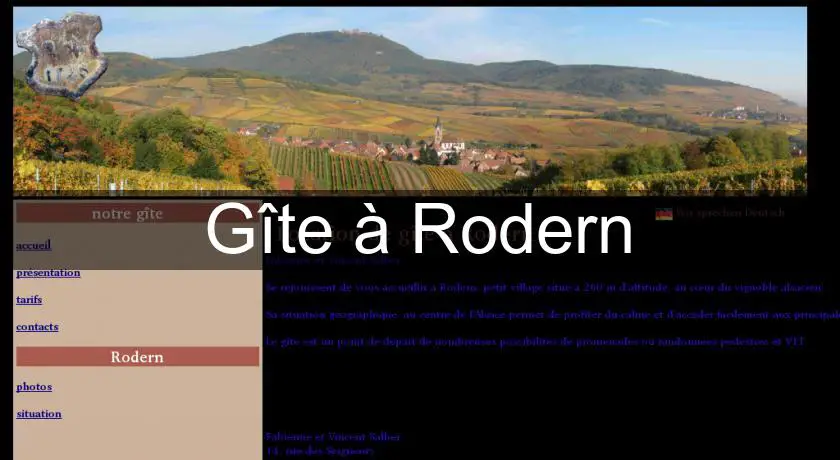 Gîte à Rodern