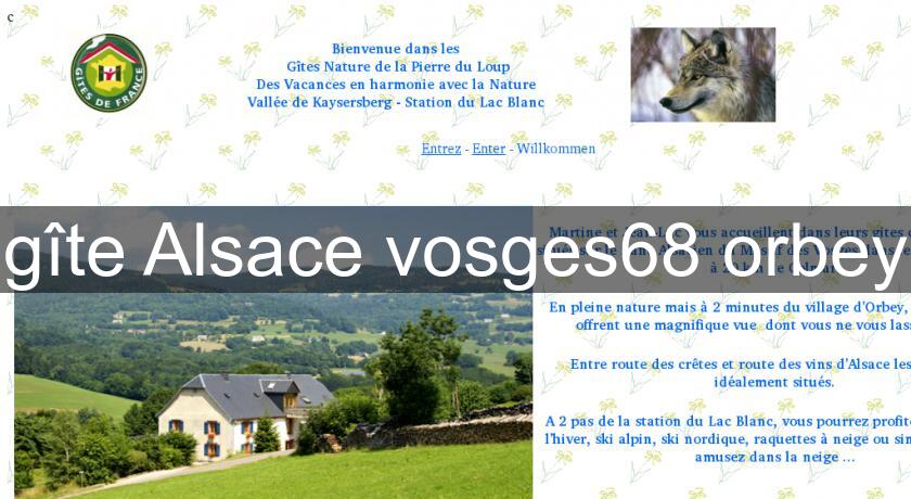 gîte Alsace vosges68 orbey gîte Alsace vosges68 orbey