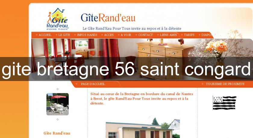 gite bretagne 56 saint congard