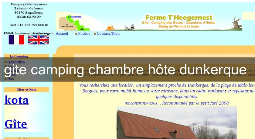 gite camping chambre hôte dunkerque gite camping chambre hôte dunkerque