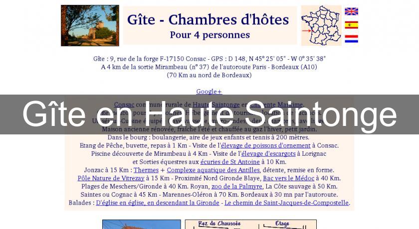 Gîte en Haute Saintonge Gîte en Haute Saintonge