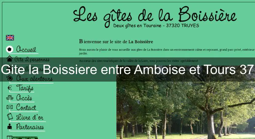 Gite la Boissiere entre Amboise et Tours 37