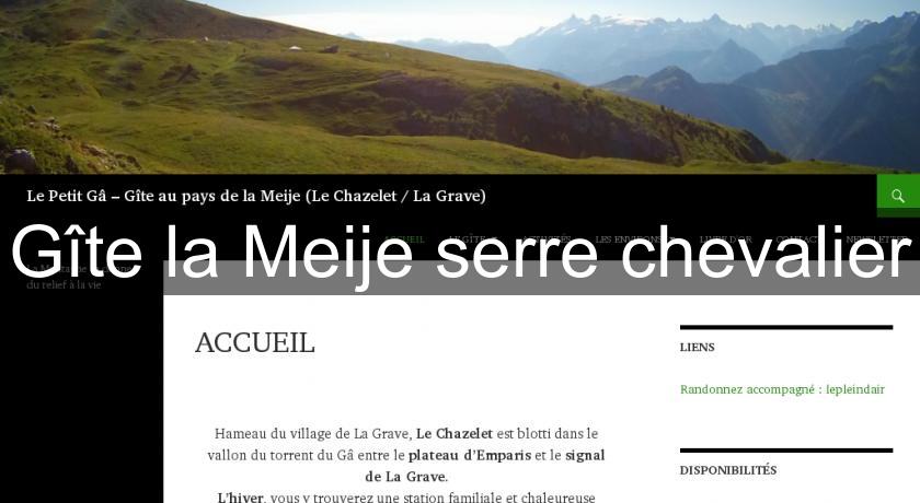 Gîte la Meije serre chevalier Gîte la Meije serre chevalier