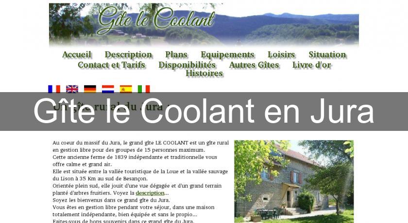Gîte le Coolant en Jura Gîte le Coolant en Jura