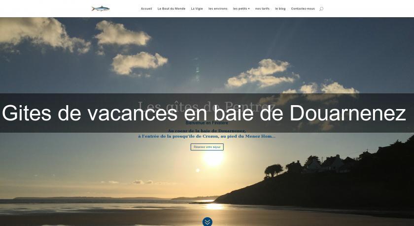 Gites de vacances en baie de Douarnenez 