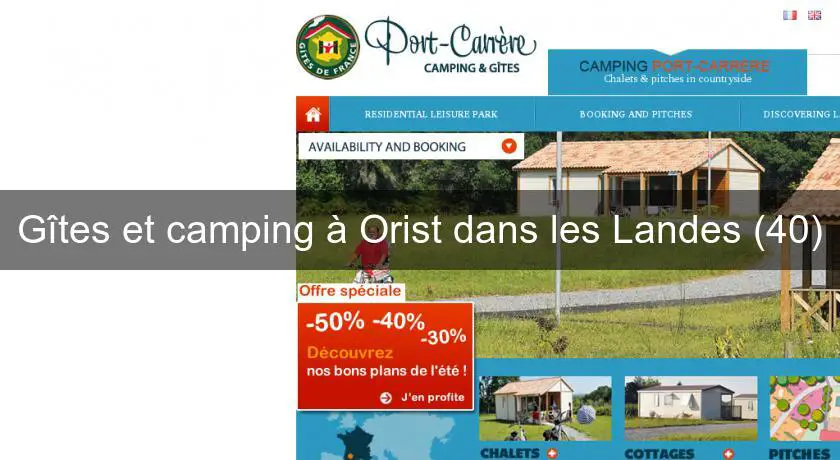 Gîtes et camping à Orist dans les Landes (40)