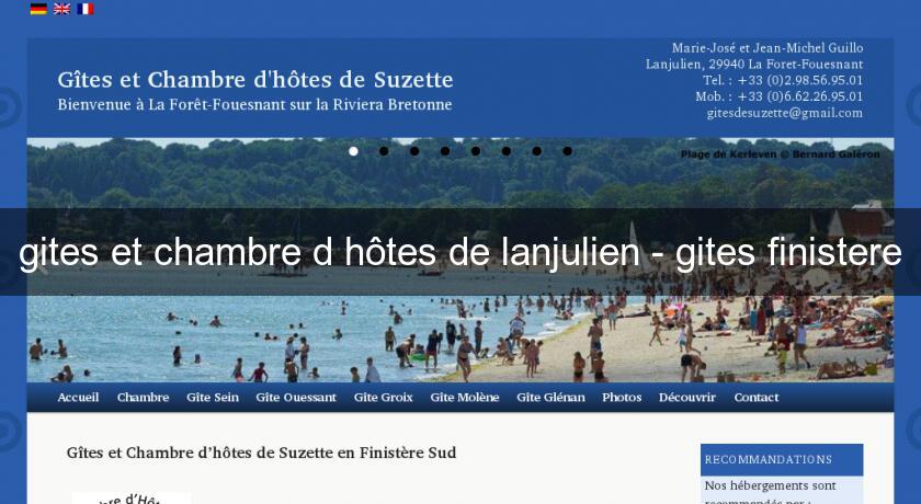 gites et chambre d'hôtes de lanjulien - gites finistere gites et chambre d'hôtes de lanjulien - gites finistere