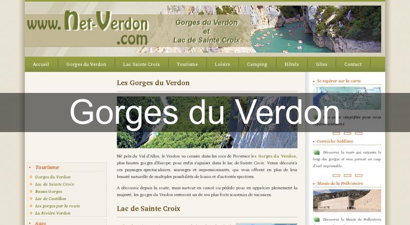 Gorges du Verdon Gorges du Verdon