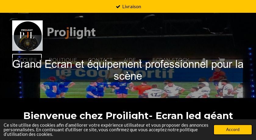 Grand Ecran et équipement professionnel pour la scène Grand Ecran et équipement professionnel pour la scène