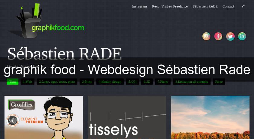 graphik food - Webdesign Sébastien Rade