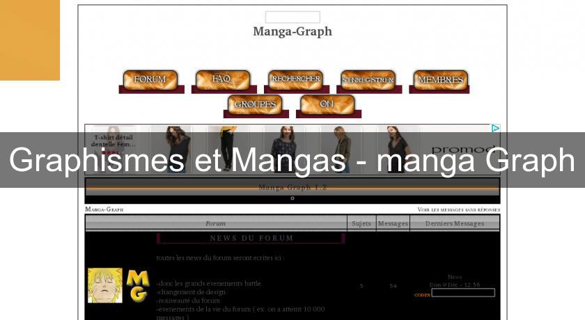 Graphismes et Mangas - manga Graph Graphismes et Mangas - manga Graph