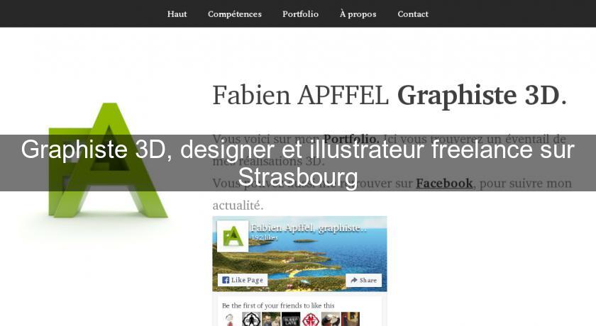 Graphiste 3D, designer et illustrateur freelance sur Strasbourg Graphiste 3D, designer et illustrateur freelance sur Strasbourg