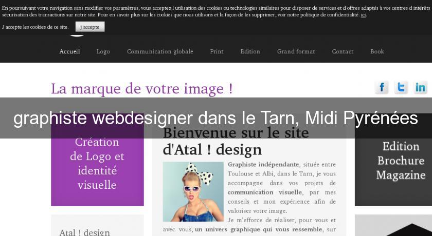 graphiste webdesigner dans le Tarn, Midi Pyrénées graphiste webdesigner dans le Tarn, Midi Pyrénées