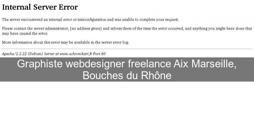 Graphiste webdesigner freelance Aix Marseille, Bouches du Rhône