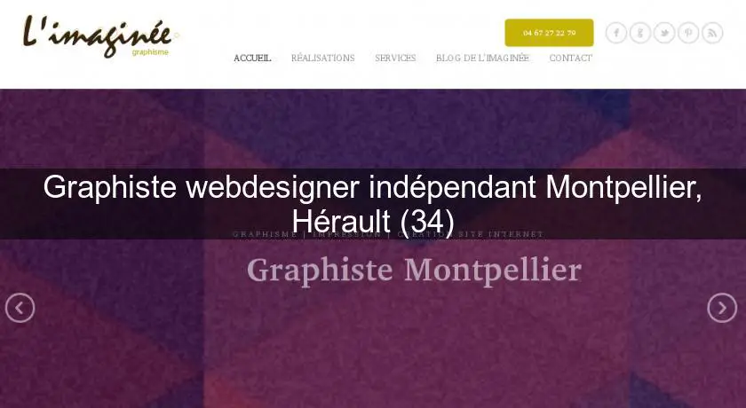 Graphiste webdesigner indépendant Montpellier, Hérault (34)