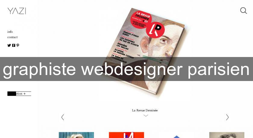graphiste webdesigner parisien