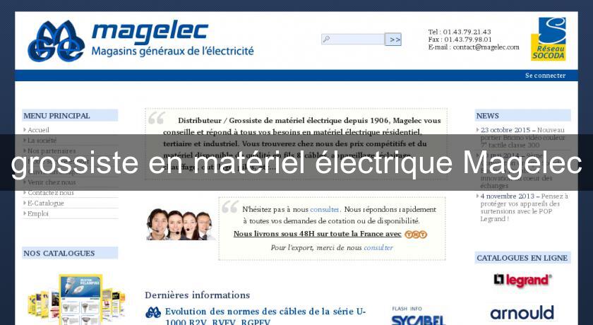 grossiste en matériel électrique Magelec