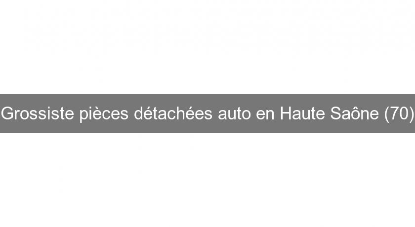 Grossiste pièces détachées auto en Haute Saône (70) Grossiste pièces détachées auto en Haute Saône (70)
