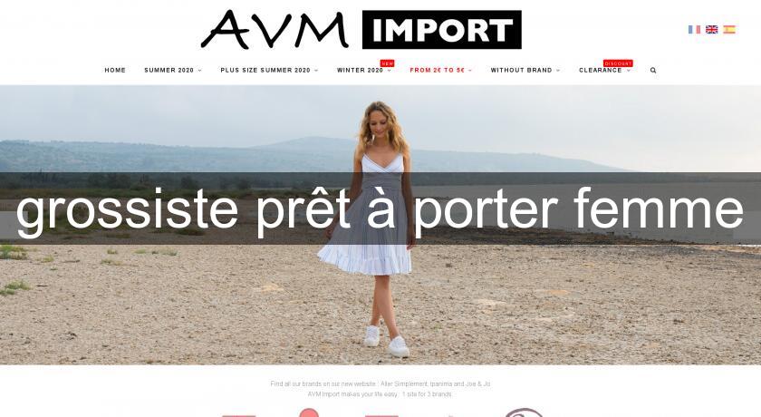 grossiste prêt à porter femme