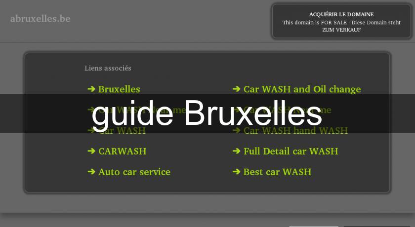 guide Bruxelles guide Bruxelles