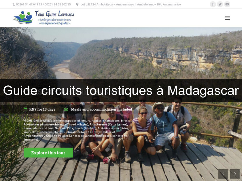 Guide circuits touristiques à Madagascar Guide circuits touristiques à Madagascar