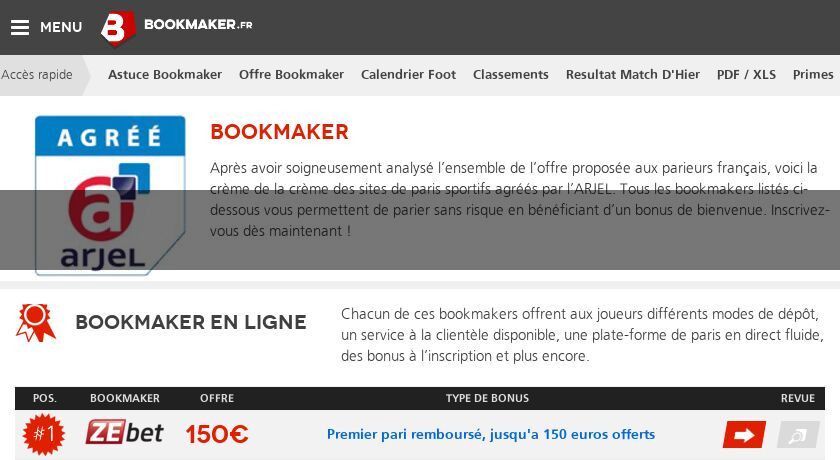 Guide comparatif des sites de paris en ligne Guide comparatif des sites de paris en ligne