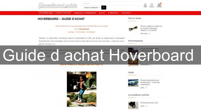 Guide d'achat Hoverboard 