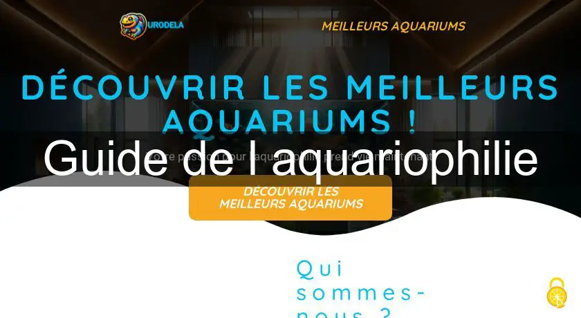 Guide de l'aquariophilie