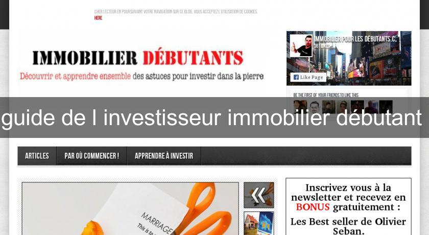 investir dans l'immobilier debutant