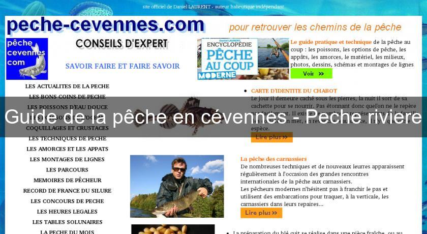 Guide de la pêche en cévennes - Peche riviere