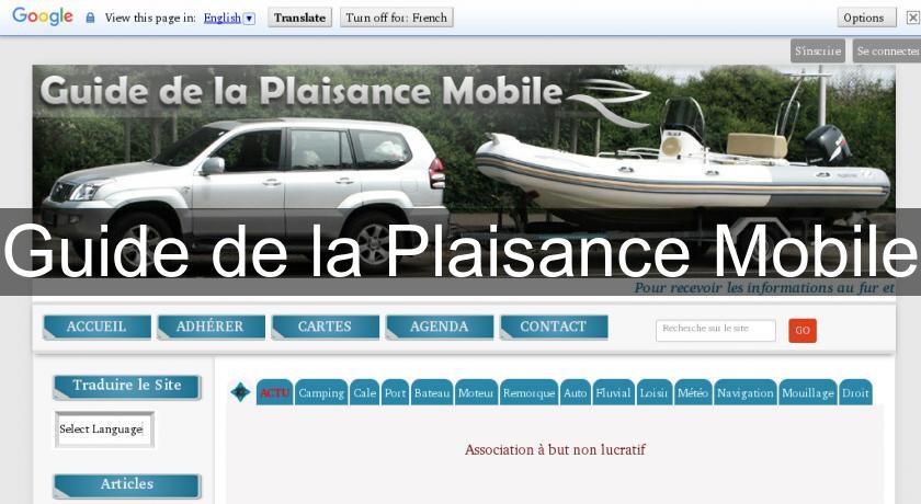 Guide de la Plaisance Mobile Guide de la Plaisance Mobile