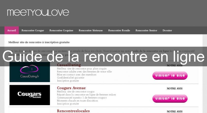 Guide de la rencontre en ligne Guide de la rencontre en ligne